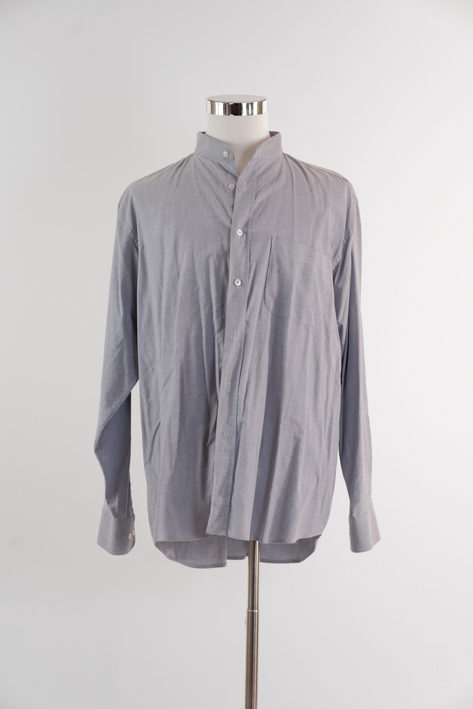 Camisa vestir cuello mao