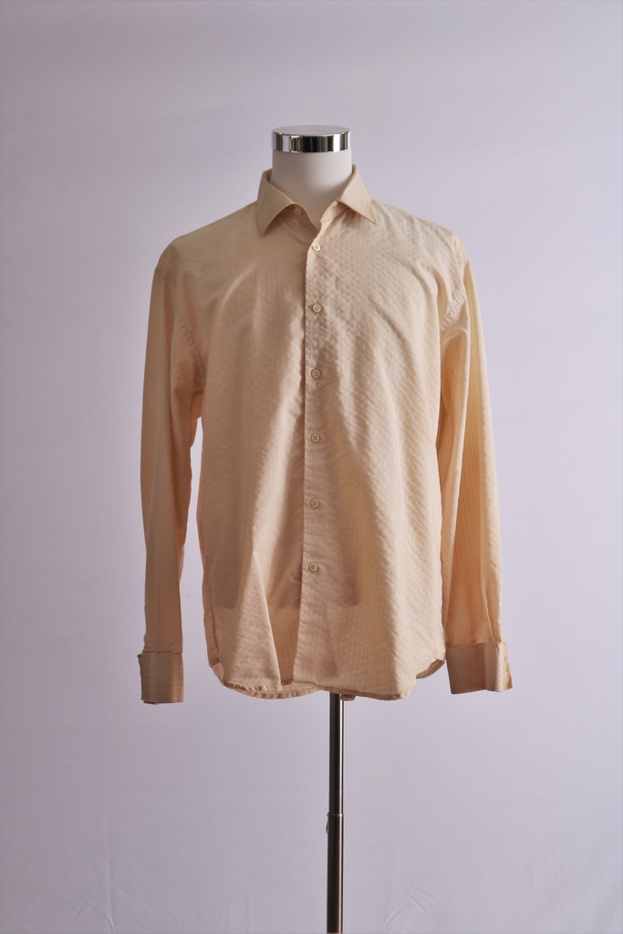 Camisa vestir varillada antigua