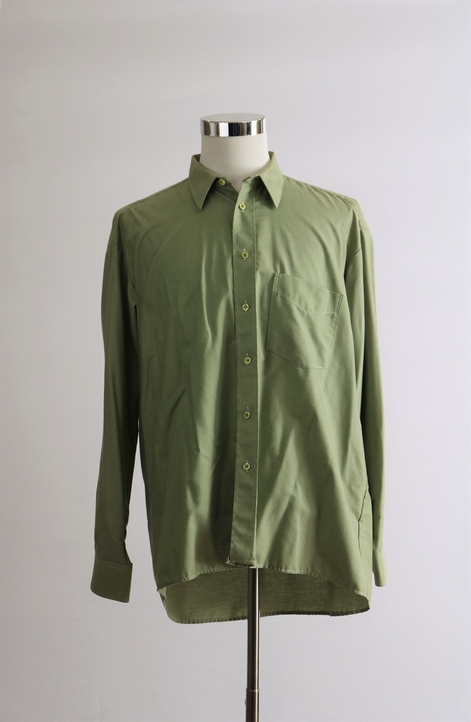 Camisa vestir verde seco