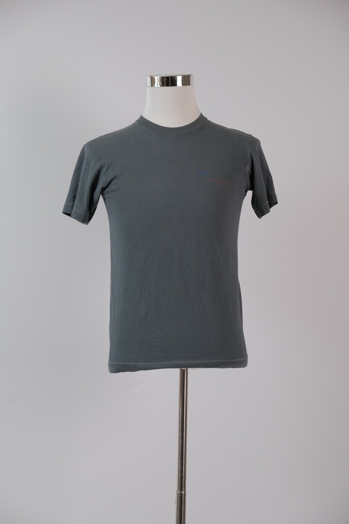 Camiseta M/C azul desgastada