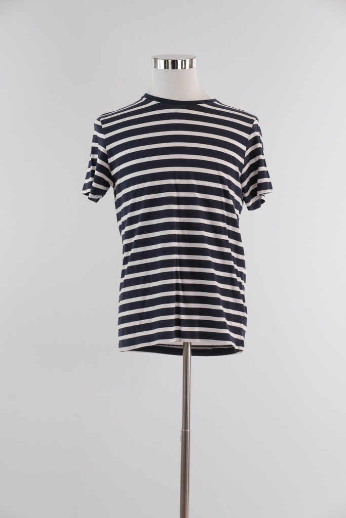 Camiseta rayas azul marino y blanco