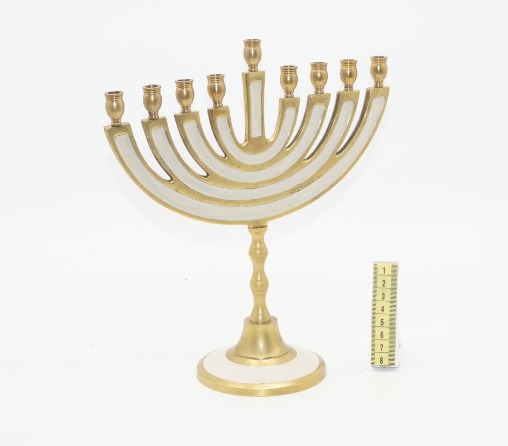 Candelabro Judío de 9 brazos (Menorah)