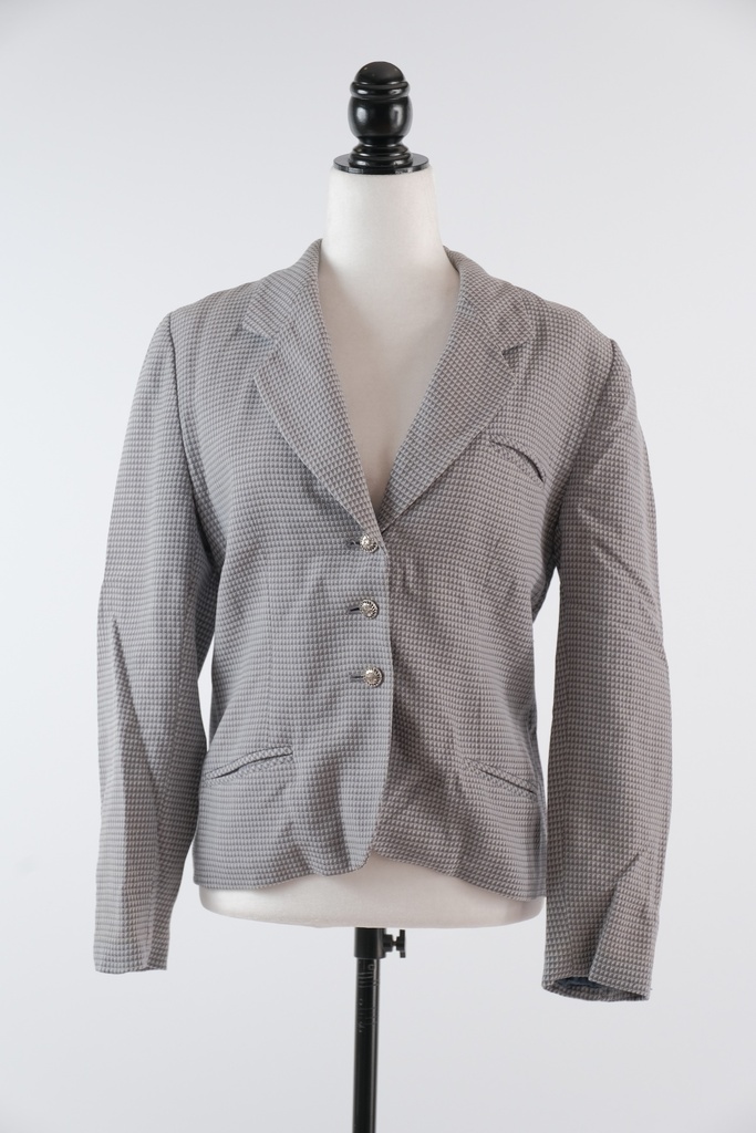 Americana pata de gallo gris y blanco