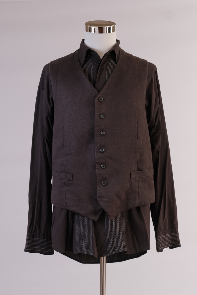 Chaleco negro plomo