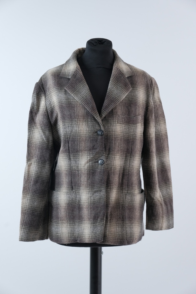 Chaqueta americana M marrón cuadros