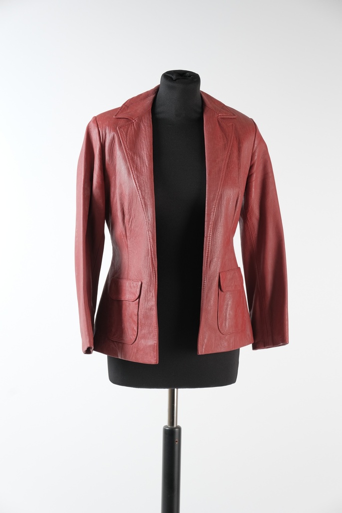 Chaqueta americana M piel usada