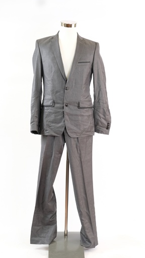 [OP01395] Traje gris oscuro satinado Zara