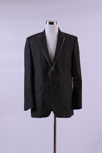 [OP01733] Chaqueta americana gris con ribete
