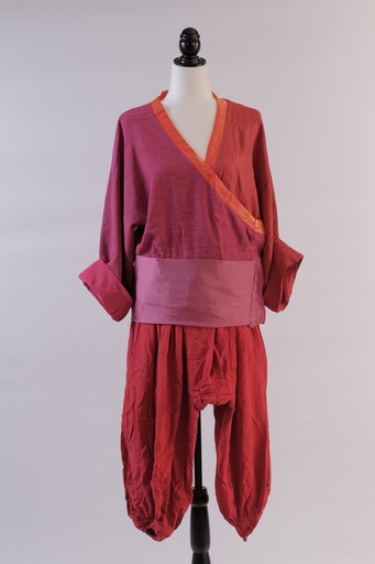[OP01431] Chaqueta cruzada + bombacho turco