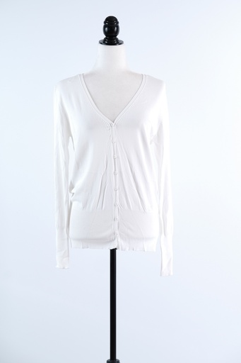 [OP00983] Chaqueta de punto blanco
