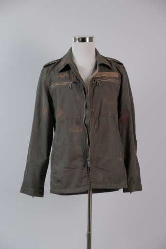 [OP03148] Chaqueta de trabajo cremallera pecho ambientada
