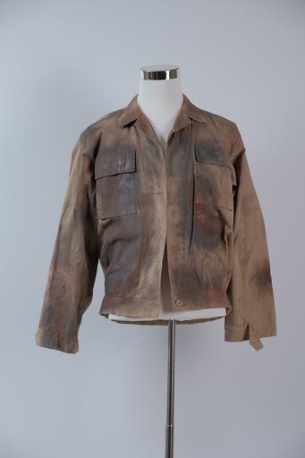 [OP03183] Chaqueta de trabajo sin abotonadura ambientada