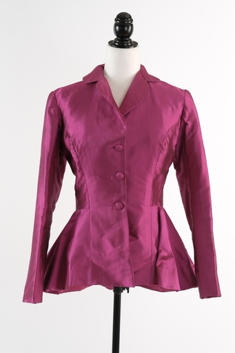[OP02114] Chaqueta entallada volante peplum cintura