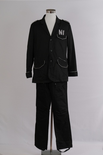[OP01263] Chaqueta negro policía