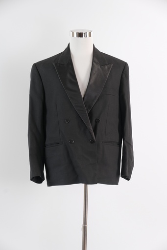 [OP02067] Chaqueta solapa smoking paño antigua