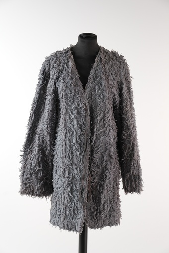 [OP02967] Chaquetón tejido de tapicería con pelo