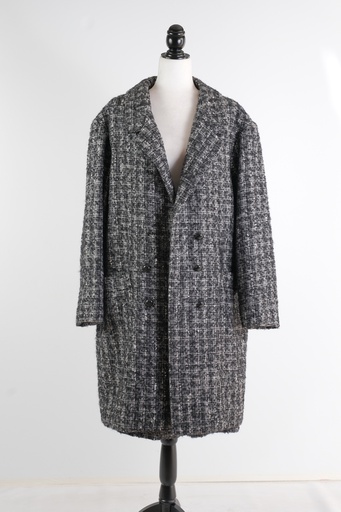 [OP01051] Conjunto abrigo + falda tweed
