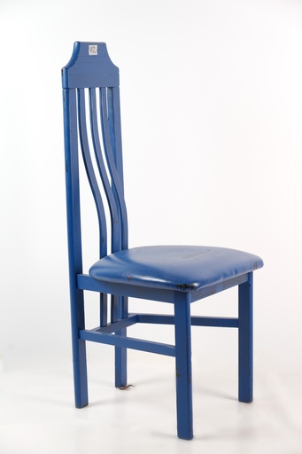 [OP02228] Silla azul (pintada)