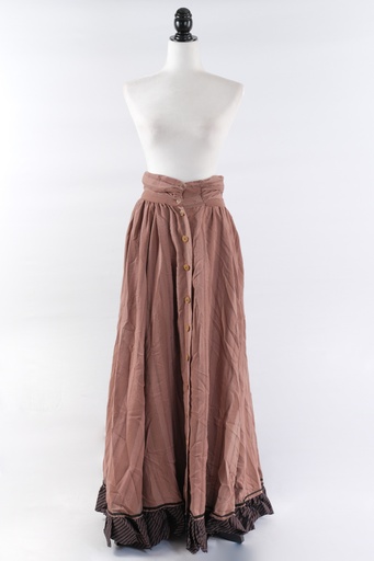 [OP02068] Falda comp. volante en bajos s. XIX