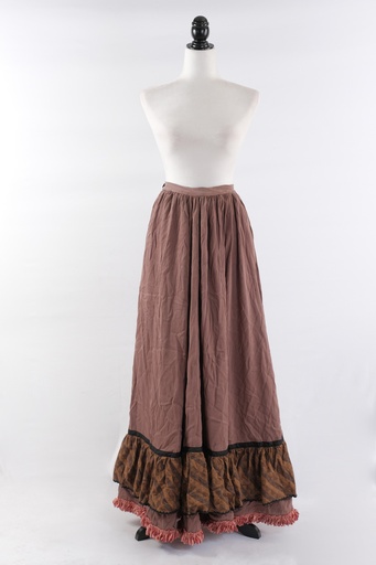 [OP02103] Falda comp. volante en bajos s. XIX