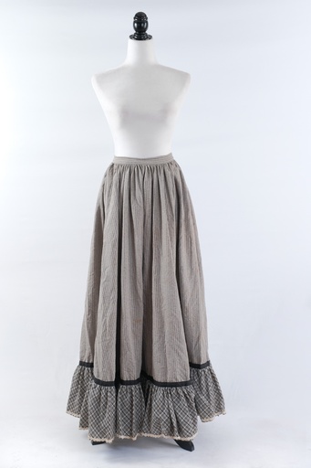 [OP02083] Falda comp. volante en bajos s. XIX (copia)
