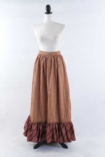 [OP02108] Falda comp. volante en bajos s. XIX