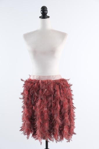 [OP02292] Falda corta pluma