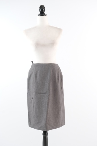 [OP02796] Falda cruzada gris