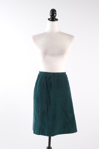 [OP02915] Falda de pana verde