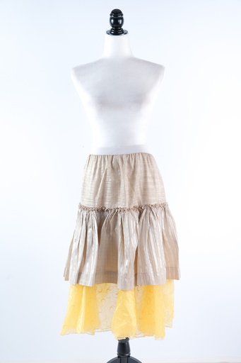 [OP00777] Falda de volantes midi