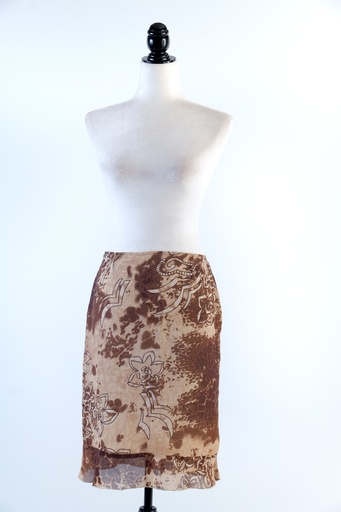 [OP01240] Falda gasa volante bajo
