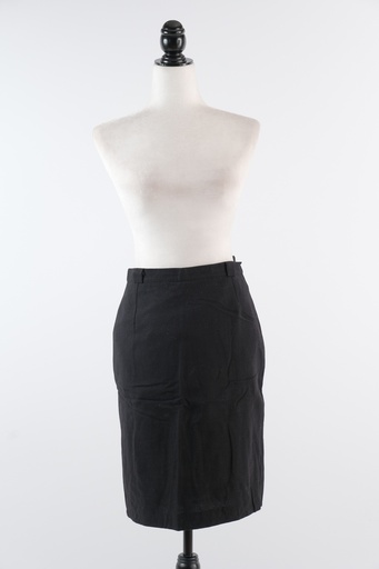 [OP02808] Falda recta negro