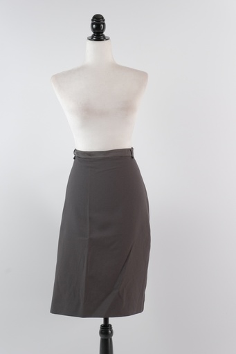 [OP02790] Falda recta gris oscuro