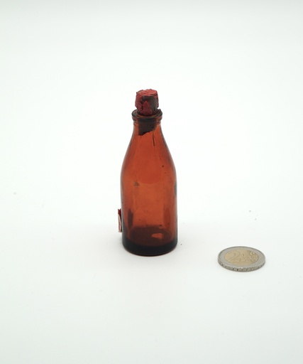[OP00175] Frasco de Cristal pequeño Marrón