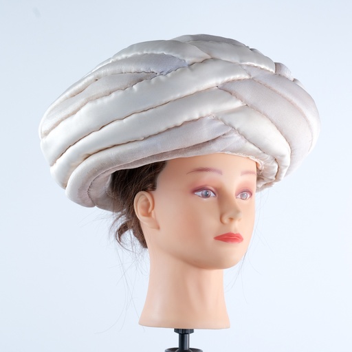 [OP02412] Gorro turbante estilo turco color crudo