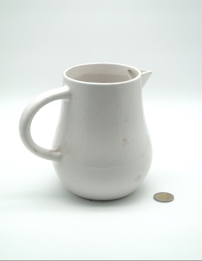 [OP00036] Jarra de cerámica blanca