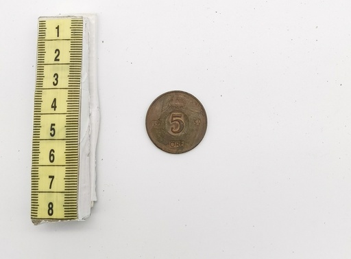 [OP02809] Moneda noruega de 5 ores de corona