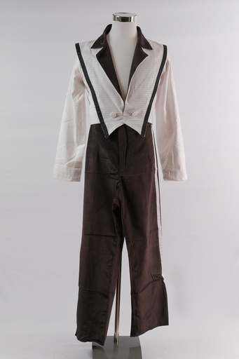 [OP01555] Americana corta blanca