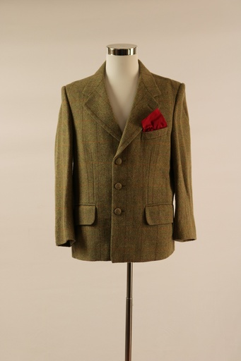 [OP01752] Americana de tweed verde