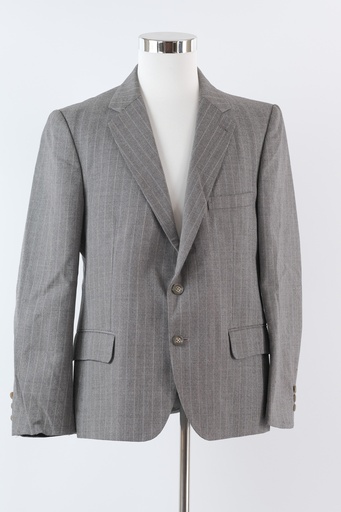 [OP02614] Americana gris claro con raya vertical
