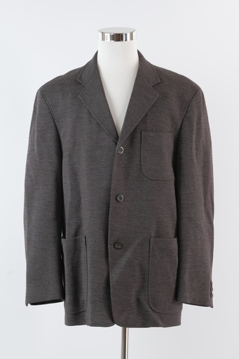 [OP02611] Americana gris claro jaspeada