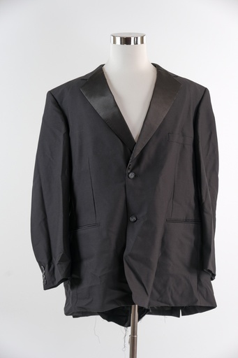 [OP02074] Americana negra de cruzar hombre