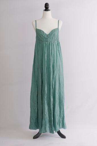 [OP01277] Vestido tirantes corte imperio tornasolada