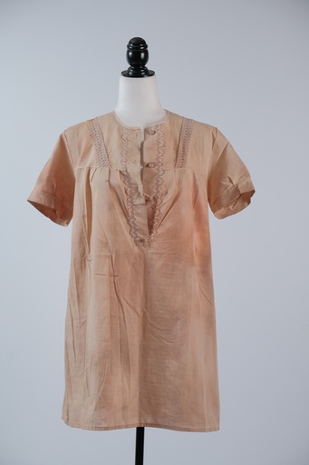 [OP03202] Vestido tipo saya c/puntilla ambientado