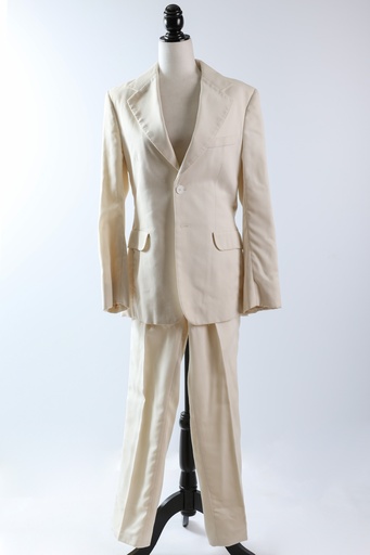 [OP03459] Traje de mujer crudo chaqueta+pantalón