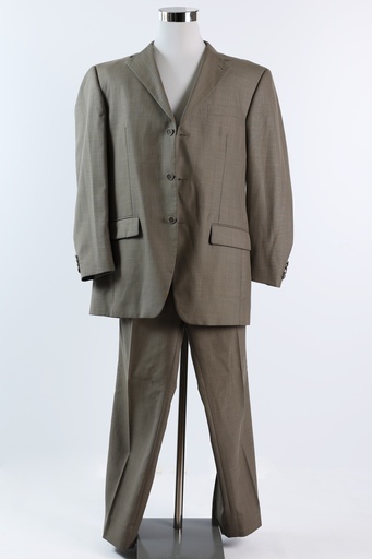[OP03473] Traje marrón jaspeado