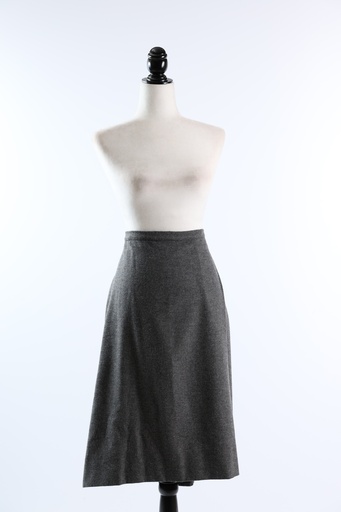 [OP03525] Falda larga gris paño