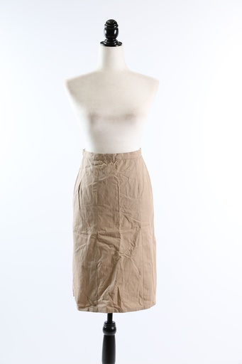 [OP03538] Falda recta larga camel