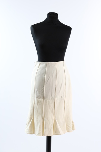 [OP03542] Falda beige con godets