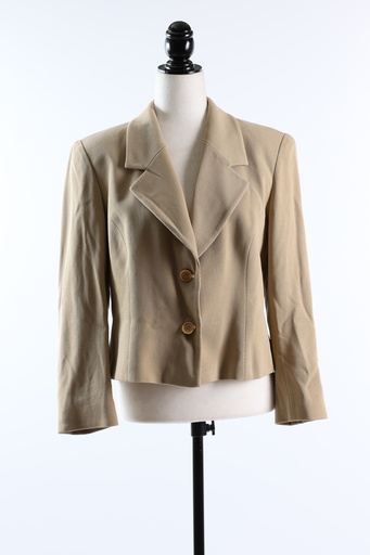 [OP03558] Chaqueta tipo americana corta camel